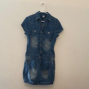 VENUS Blue Denim Mini Dress